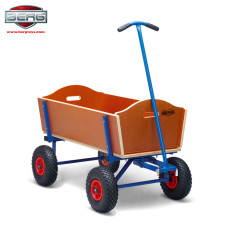 BERG Bolderwagen L hout (blauw/bruin)