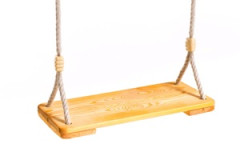 Houten schommelzitje