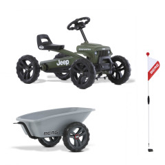 BERG Buzzy Jeep Sahara met accessoires