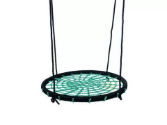 vogelnest_met_inlegkussen_zwart_groen_dekoplay