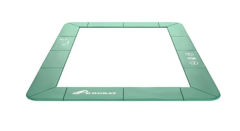 Trampolinerand Akrobat Orbit Flat 335x244 donkergroen