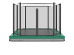 Akrobat Orbit inground trampoline 305x183 + veiligheidsnet