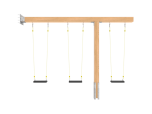 Dubbele aanbouw schommel + oversteek Modernplay regular