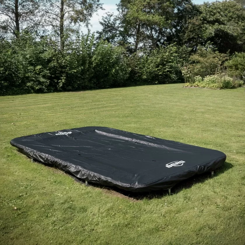 Berg trampoline afdekhoes Extra 270 zwart | Van Buitenspeelgoed