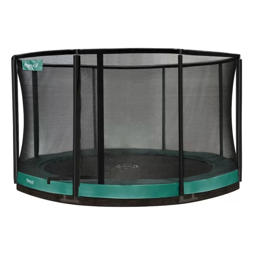 Nieuwheid Zoek machine optimalisatie Springen Inground Etan Premium Gold 12 trampoline (366 cm) + net | Van Ee  Buitenspeelgoed