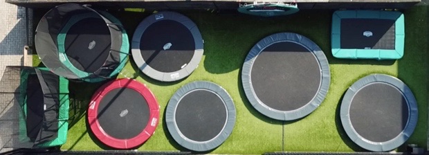 trampoline kopen uitproberen winkel